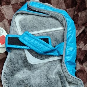 Top Paw Blue and Gray Dog Jacket